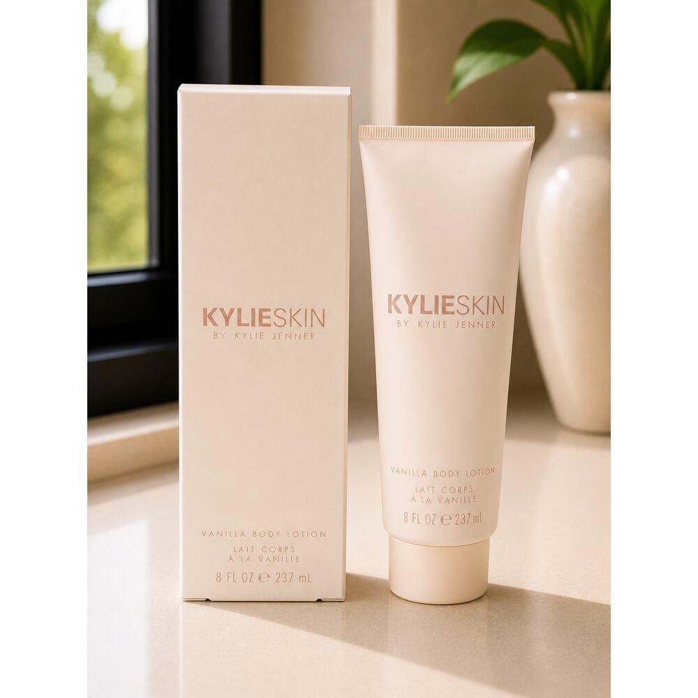 $27 New Kylie Skin Vanilla Body Lotion 8 oz In Box Hydrating Moisturizer
